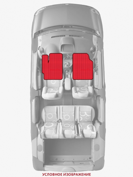 ЭВА коврики «Queen Lux» передние для Ford Galaxie