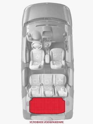 ЭВА коврики «Queen Lux» багажник для Dacia Solenza